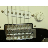2005 Fender Squier Strat Affinity Series Electric Guitar Black Rosewood Sound Working