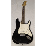 2005 Fender Squier Strat Affinity Series Electric Guitar Black Rosewood Sound Working