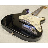 2005 Fender Squier Strat Affinity Series Electric Guitar Black Rosewood Sound Working