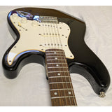 2005 Fender Squier Strat Affinity Series Electric Guitar Black Rosewood Sound Working