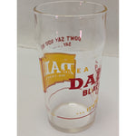 AS-IS 5" Dads Black Cow Root Beer Glass Collectible Drinking Tumbler Vintage Rim Chip Soda Fountain Shop Syrup Line