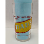 AS-IS 5" Dads Black Cow Root Beer Glass Collectible Drinking Tumbler Vintage Rim Chip Soda Fountain Shop Syrup Line