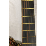 3/4 Fever FV-030C-DBR Acoustic 38" Guitar Sunburst Finish Wood Strap FV-30CDBR