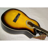 3/4 Fever FV-030C-DBR Acoustic 38" Guitar Sunburst Finish Wood Strap FV-30CDBR