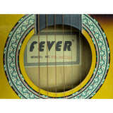 3/4 Fever FV-030C-DBR Acoustic 38" Guitar Sunburst Finish Wood Strap FV-30CDBR