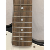 2005 Starcaster Fender Electric Guitar Black White Strat Style Maple Neck