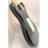 2005 Starcaster Fender Electric Guitar Black White Strat Style Maple Neck