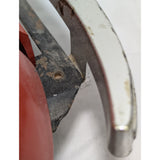 15" Red 1973 VW Bug Beetle Jim Beam Bottle Regal China  Volkswagen Decanter Whiskey