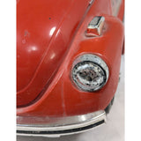15" Red 1973 VW Bug Beetle Jim Beam Bottle Regal China  Volkswagen Decanter Whiskey