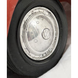 15" Red 1973 VW Bug Beetle Jim Beam Bottle Regal China  Volkswagen Decanter Whiskey