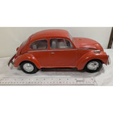 15" Red 1973 VW Bug Beetle Jim Beam Bottle Regal China  Volkswagen Decanter Whiskey