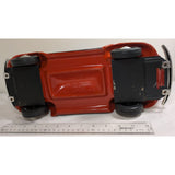 15" Red 1973 VW Bug Beetle Jim Beam Bottle Regal China  Volkswagen Decanter Whiskey