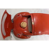 15" Red 1973 VW Bug Beetle Jim Beam Bottle Regal China  Volkswagen Decanter Whiskey