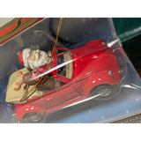 Red 1999 Santa Rudolph VW Bug Maisto Classic Christmas Ornament Car Die-Cast Christmas Beetle Volkswagen