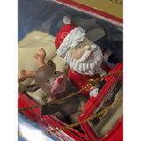 Red 1999 Santa Rudolph VW Bug Maisto Classic Christmas Ornament Car Die-Cast Christmas Beetle Volkswagen