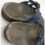 AS-IS Small Navy USED 3 Strap Birkenstock Shoes Sandals Womens Size 5? Sandels