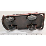 10" Tin Red White VW Bus 1960s 23 Window Van Handmade Model Volkswagen Samba Microbus