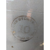 AS-IS Antique MaComb Stoneware Co. 10 Gallon Crock Illinois
