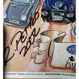 25x17 Signed Ron Petro Poster Classic 2002 EMPI VW Show Volkswagen Art Irvine CA Bug Van