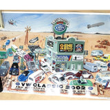 25x17 Signed Ron Petro Poster Classic 2002 EMPI VW Show Volkswagen Art Irvine CA Bug Van