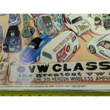 25x17 Signed Ron Petro Poster Classic 2002 EMPI VW Show Volkswagen Art Irvine CA Bug Van