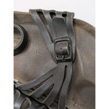 AS-IS Garden Work L8 M6 Bali Birkenstock Black Leather Sandals 39 EU Womens Adjustable Straps Germany Made