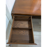 72" x 36" x 29" Kimball Wood Mahogany MCM Office Meeting Executive Desk Dock Work Table 5 Drawers Keys Furniture