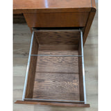 72" x 36" x 29" Kimball Wood Mahogany MCM Office Meeting Executive Desk Dock Work Table 5 Drawers Keys Furniture