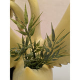 18" Wings of Love Romantic Swans Resin Sculpture Entwined Swan Necks Touch Of Grace MCM Bronze Finish