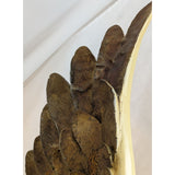 18" Wings of Love Romantic Swans Resin Sculpture Entwined Swan Necks Touch Of Grace MCM Bronze Finish