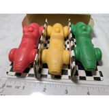 1970s Avon International Grand Prix Racing Car Shaped Soaps Set Of 3 Boxed NOS