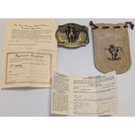 EO-5143 1978 Buckle Arizona J Lunge Morning Kachina The Great American Buckle Co. Solid Brass Native American