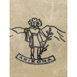EO-5143 1978 Buckle Arizona J Lunge Morning Kachina The Great American Buckle Co. Solid Brass Native American