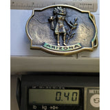EO-5143 1978 Buckle Arizona J Lunge Morning Kachina The Great American Buckle Co. Solid Brass Native American