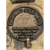 EO-5143 1978 Buckle Arizona J Lunge Morning Kachina The Great American Buckle Co. Solid Brass Native American