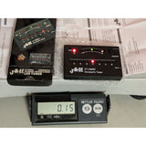 J&H JT-2005C Chromatic Guitar & Bass LED Tuner JH-2005G Lightweight Plastic Black