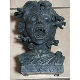 2011 MAGIC POWER HALLOWEEN PROP MEDUSA SNAKE HEAD BUST LIGHTS TALKS SNAKES MOVE