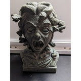 2011 MAGIC POWER HALLOWEEN PROP MEDUSA SNAKE HEAD BUST LIGHTS TALKS SNAKES MOVE
