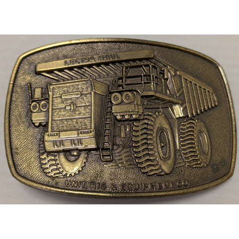 USA Version Lectra Haul Dump Truck Belt Buckle Unit Rig & Equipment Co. Mining