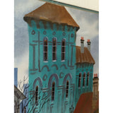 Anatole Krasnyansky Signed Numbered Watercolor Serigraph RIGA Capitol of Latvia Street Scene Print Framed Art