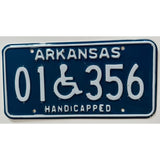 01 356 Arkansas Wheelchair Handicapped License Plate Porsche