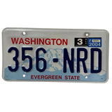 356 NRD Washington License Plate Porsche NERD