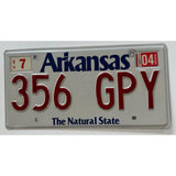 356 GPY Arkansas License Plate Porsche