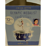 Kristi Yamaguchi 2002 Hallmark 1992 Winter Olympics Medalist Musical Snow Globe Ice Skating Skater Limited Edition