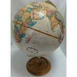 Replogle 12 Inch Diameter World Classic Series Table Globe Wood Base Vintage