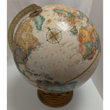 Replogle 12 Inch Diameter World Classic Series Table Globe Wood Base Vintage