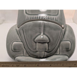 1988 JL J.L. Lisa & Co VW Bug Beetle Car Shaped Cookie Jar Ceramic Gray Lid
