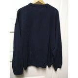 XL USA Flag Ralph Lauren Chaps Spell Out Knit Pullover Crewneck Sweater VTG 90s