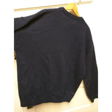 XL USA Flag Ralph Lauren Chaps Spell Out Knit Pullover Crewneck Sweater VTG 90s