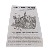 Split The Ward LDS Family Card Game Strategy & Fun 90 Cards & Rules In Box